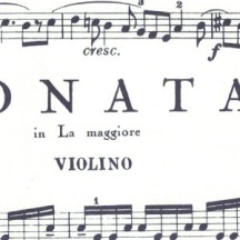 Sonata Music Script Italian Paper ~ Rossi Italy